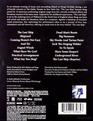 Sting: The Last Ship (Live At The Public Theater) [Blu-Ray]