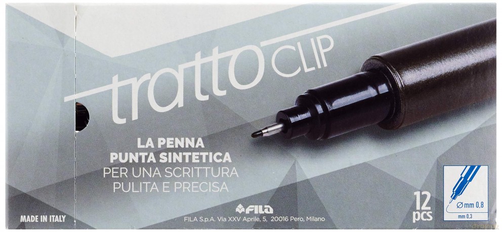 Cf12tratto Clip Nero