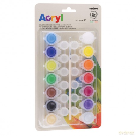 Cf14colori Acrilici X 4ml + Pennell