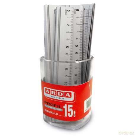 Cf15 Righelli Alluminio Baratt.15cm