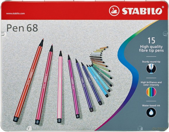 Cf15 Stabilo Pen 68 Col Assort