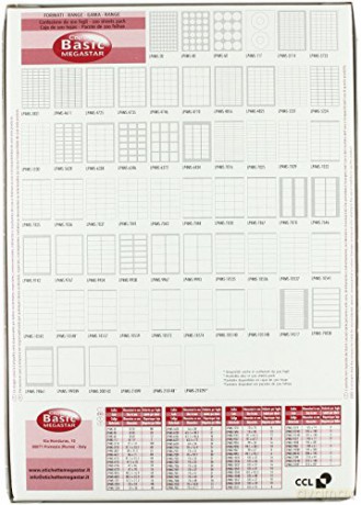 Cf1600etichette 99x34mm 100ff