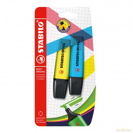 Cf2 Stabilo Bl 2 Boss Giallo/Blu