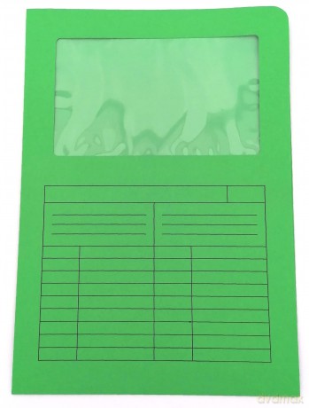 Cf20 Cartelline C/Finestra 200gr V