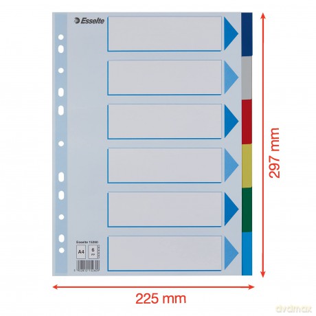Cf20 Intercalare Ppl 6 T.Colors A4