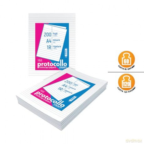 Cf200fogli Protocollo 60 Gr. 1r