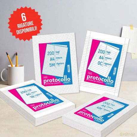 Cf200fogli Protocollo 60 Gr. 1r