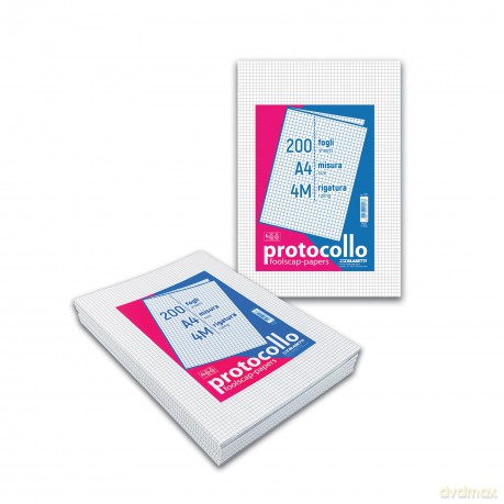 Cf200fogli Protocollo 60 Gr. 4m