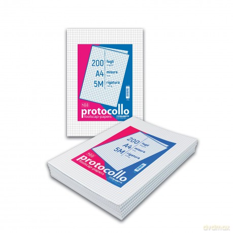 Cf200fogli Protocollo 60 Gr. 5m
