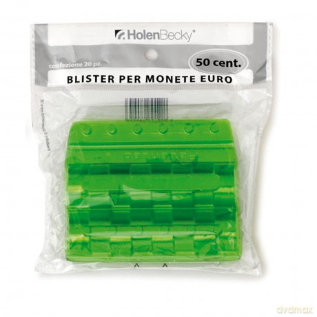 Cf20blister Monete 50 Cent. Trasp.