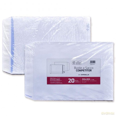 Cf20buste Sacco Con Strip 25x35.3