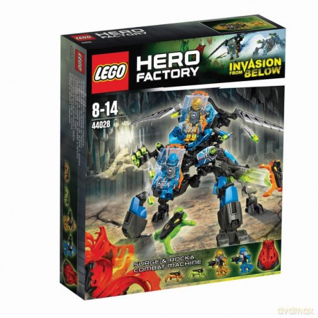 LEGO 44028 Hero Factory Maszyna bojowa SURGA i ROCKA [KLOCKI]