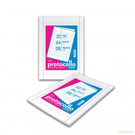 Cf20fogli Protocollo 60 Gr. 0a