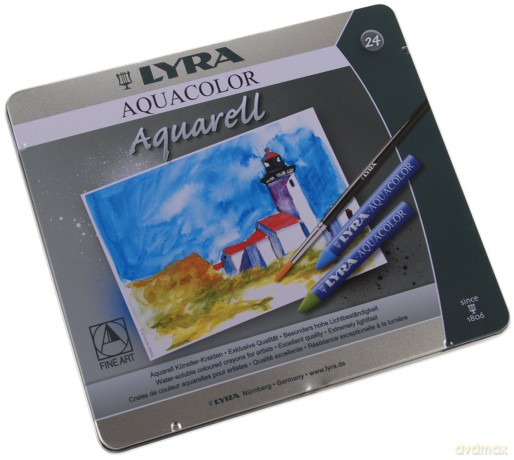 Cf24 Lyra Acquacolor Pastelli Cera