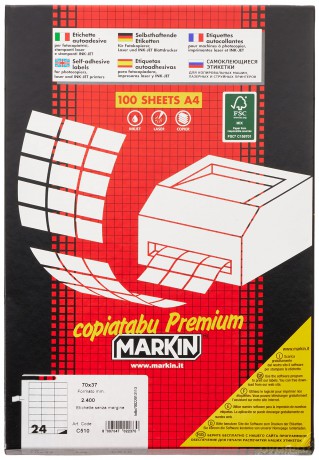 Cf2400 Etichette 70x37
