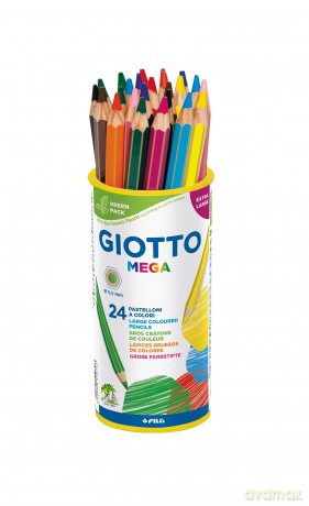 Cf24barattolo Pastelli Giotto Mega