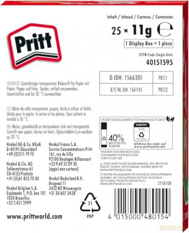 Cf25 Colla Pritt Stick 11 Gr