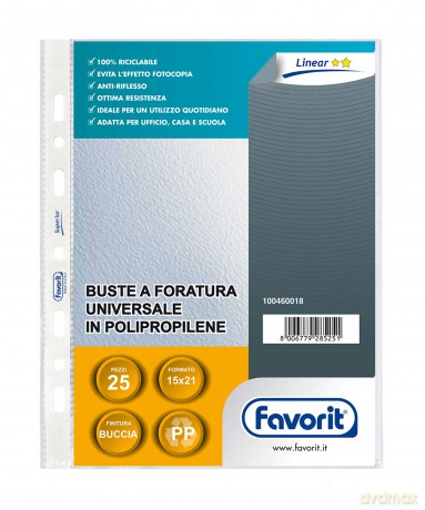 Cf25buste For.Un.Linear 15x21 Bucc