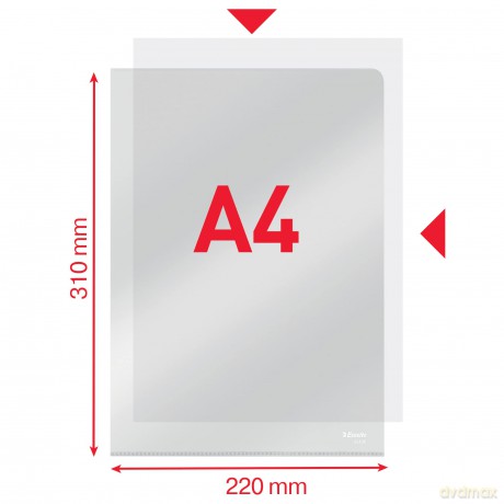 Cf25buste L Pvc Cristal 21x29.7 Tra