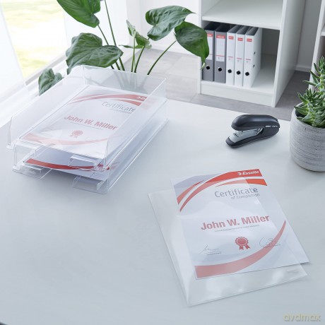 Cf25buste L Pvc Cristal 21x29.7 Tra