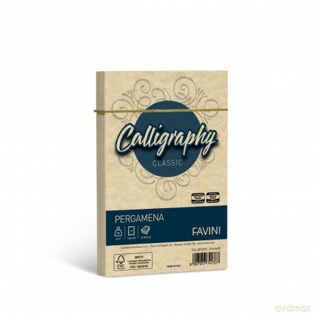 Cf25buste Pergamena 12x18 Crema
