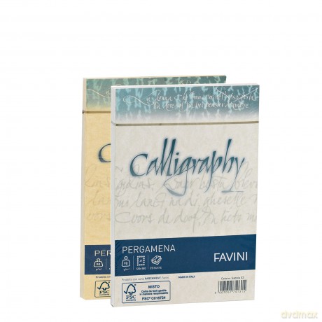 Cf25buste Pergamena 12x18 Nocciola