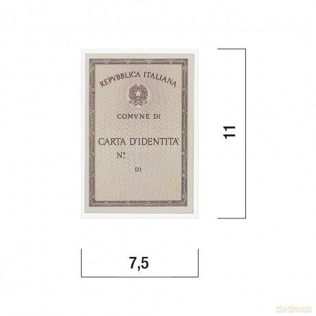 Cf25buste Upocket Carta Id.7 5x11 5