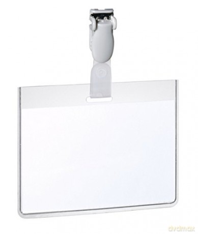 Cf25portanome 60x90 Clip Plastica