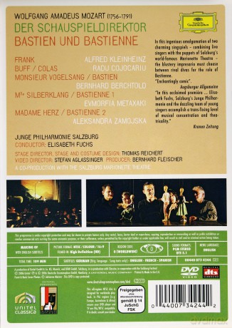 Various Mozart 22: Mozart:Bastien Und Bastienne, Schauspiel [DVD]