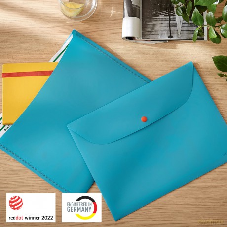 Cf3 Cosy Busta C/Bott. 2 Tasche Blu