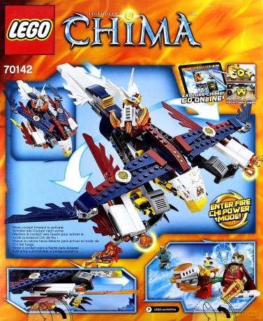 LEGO 70142 Chima Ognisty pojazd Eris [KLOCKI]