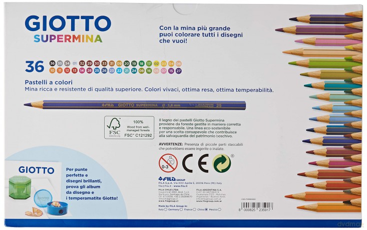Cf36pastelli Giotto Supermina