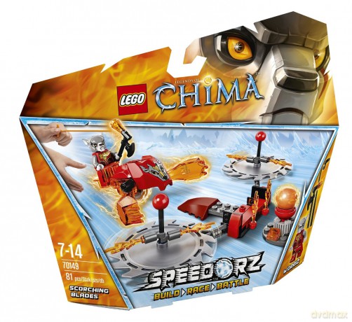 LEGO 70149 Chima Speedorz Ogniste ostrza [KLOCKI]