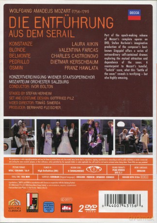 Various Mozart 22: Mozart:Die Entfuhrung Aus Dem Serail [2DVD]