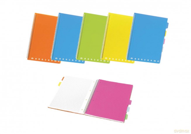Cf5 Blocchi Monocromo Fluo A4 Spira