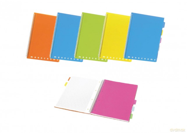 Cf5 Blocchi Monocromo Fluo A4 Spira