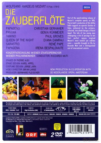 Various Mozart 22: Mozart:Die Zauberflote [2DVD]