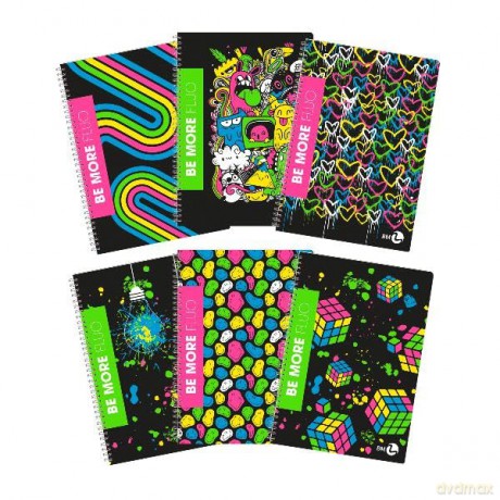 Cf5 Quad Spiral. Fluo A4 80gr R.5mm