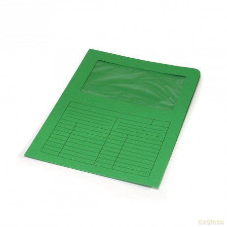 Cf50 Cartelline C/Finestra 120gr Ve