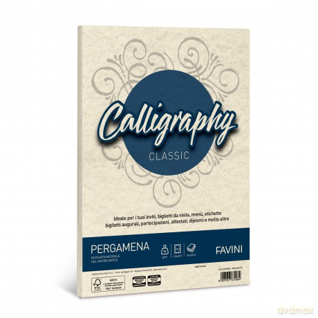 Cf50 Fogli Pergamena A4 90g Natural