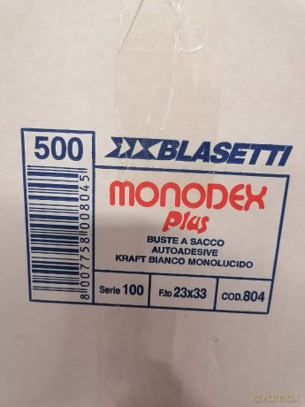 Cf500 Buste Sacco Bianco 23x33cm