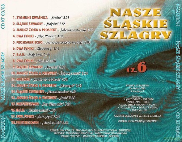 Nasze śląskie szlagiery (szlagry) vol. 6 [CD]