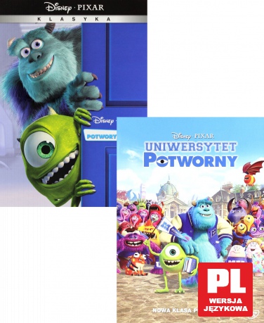 Potwory i spółka / Uniwersytet potworny (Disney) Pakiet [2DVD]