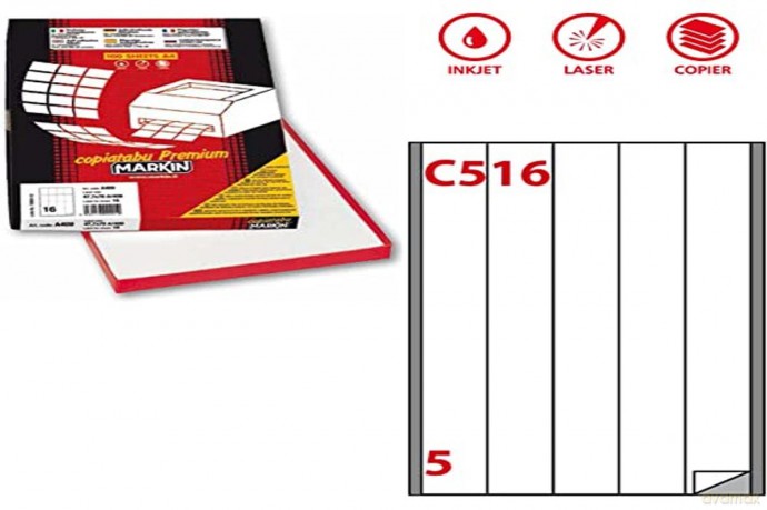 Cf500 Etichette 5 Fgx100 -40x297mm