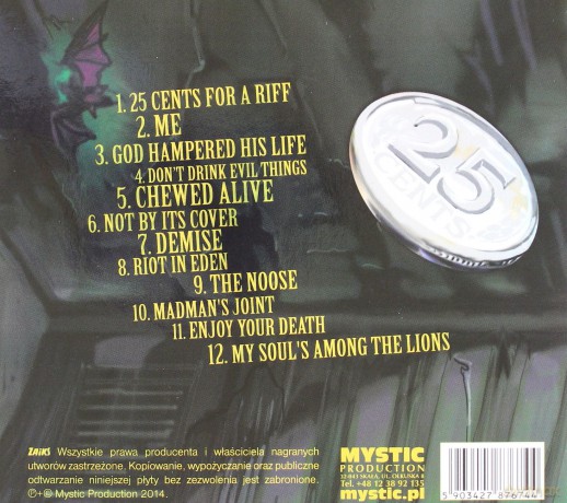 Acid Drinkers: 25 Cents For a Riff (digipack) [CD]