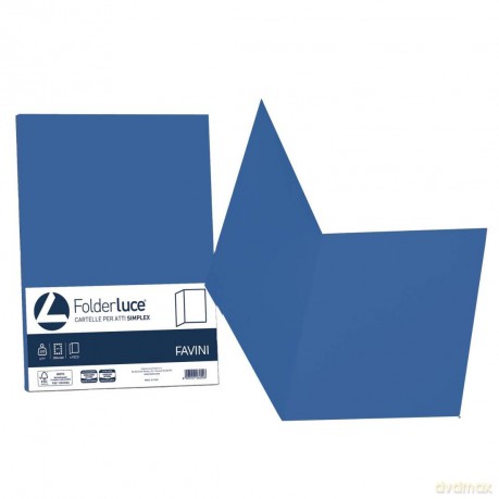 Cf50cartelline Semplici Blu Prussia
