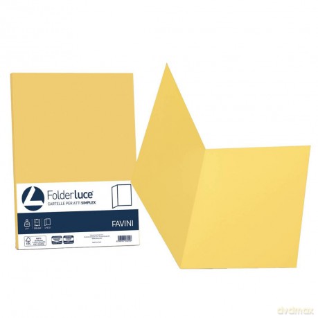 Cf50cartelline Semplici Giallo S