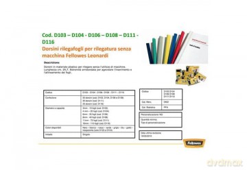 Cf50dorsino 15 Fogli D.3mm Nero