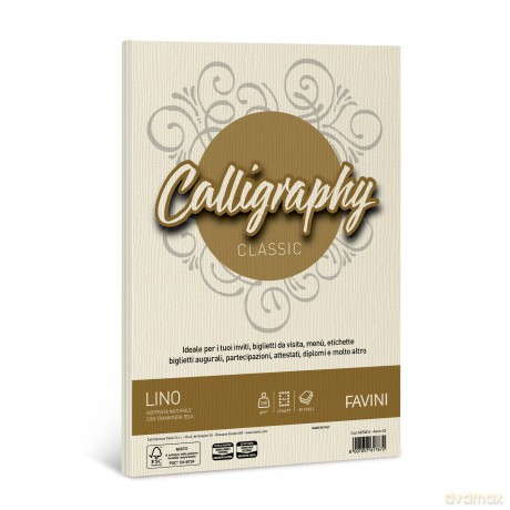 Cf50ff Lino 200gr A4 Avorio