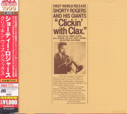 Shorty Rogers: Clickin' With Clax [CD]